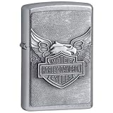 Zippo Harley Davidson Iron Eagle Emblem Street Chrome Finish Lighter