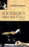 Sociology after the Crisis