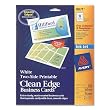 Avery Two-Side Printable Clean Edge Business Cards for Inkjet Printers, Matte, White, Pack of 200 (08871)