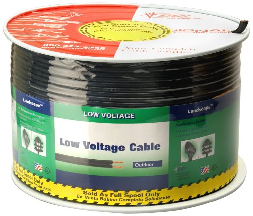 Coleman Cable 552690408 12/2 Low Voltage Lighting Cable, 250-Feet