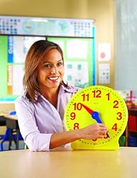 Learning Resources Big Time 12-Hour Demonstration Clock