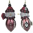 Georgia Bulldogs NCAA All-Star Light-Up Acrylic Snowman Ornament (3)"