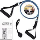 GoFit Ultimate 4-Foot Medium Resistance Ultimate Power Tube with Core Performance DVD (Blue / 10-Pound)