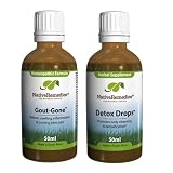 Native Remedies Gout-Gone and Detox Drops ComboPack