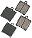 Akebono EUR779 Euro Ultra Premium Ceramic Disc Brake Pad Kit , GREY
