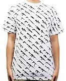 ROGUE STATUS Gun Show Diagonal Mens T-Shirt Tee Cotton Rob Dyrdek Rob & Big Skater MTV Firearms