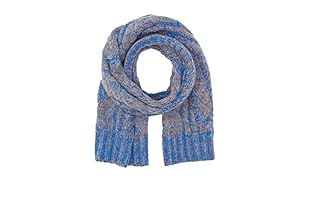 Marc by Marc Jacobs Bufanda Lana Chunky Cable (Azul / Gris)