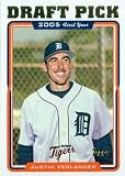 2005 Topps Baseball Card # 677 Justin Verlander (RC) - Rookie Card - Detroit Tigers