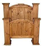 Mansion Bed - Twin (Brown) (89.00"D x 56.50"H x 50.00"W)