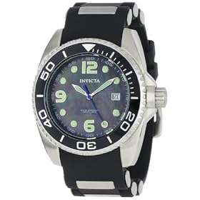 Invicta Swiss Quartz Black & Silver-tone Mens Watch 0492
