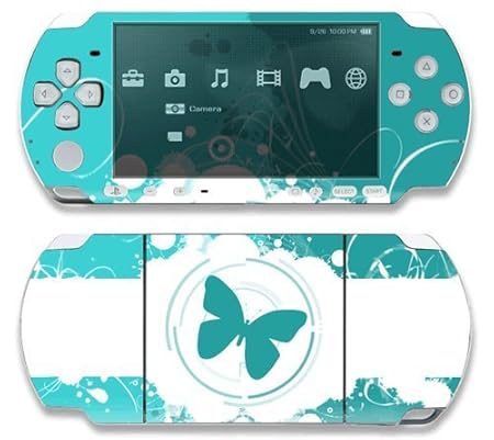 Butterfly Effects Decorative Protector Skin Decal Sticker for Sony Playstation PSP 1000 Portable System