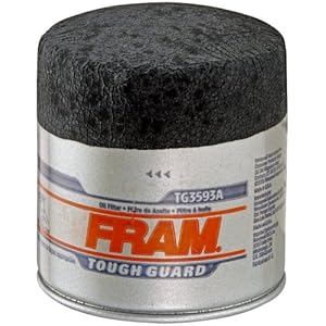 Fram TG3593A Tough Guard Passenger Car Spin-On Oil Filter Pack of 1
