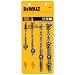 DEWALT DW5204 4-Piece Premium Percussion Masonry Drill Bit Set