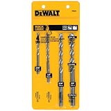 DEWALT DW5204 4-Piece Premium Percussion Masonry Drill Bit Set