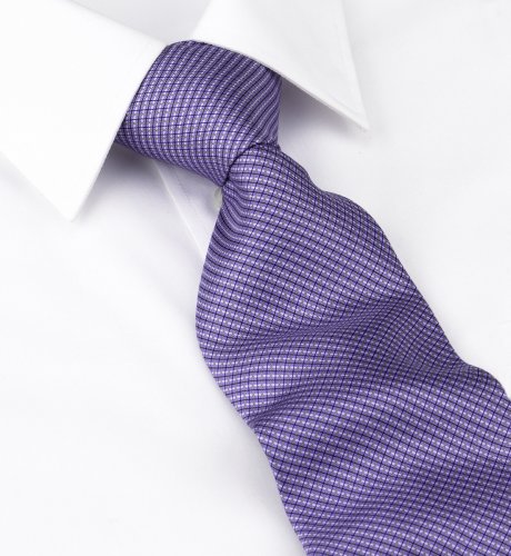 Pure Silk Grid Pattern Tie