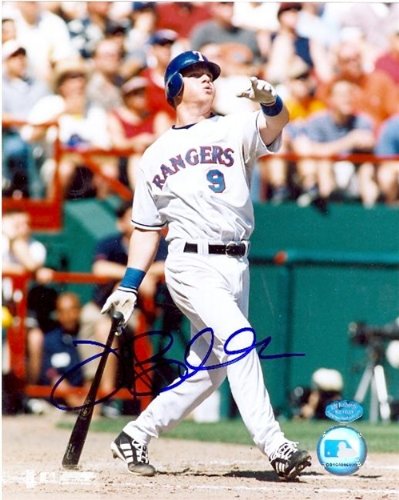 Hank Blalock Autographed/Hand Signed 8x10 Photo (Texas Rangers) Image 1