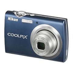 Nikon Coolpix S230 Digitalkamera (10 Megapixel, 3-fach optischer Zoom, 7,6 cm (3 Zoll) Display) blau
