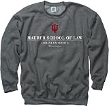 Indiana Hoosiers Dark Heather Mauer School of Law Perennial II Crewneck Sweatchirt
