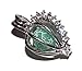 Old School Geekery Gem Shell Style Bead Cage Brand Jewelry Making Supplies - Hollow Silver Plated Bead Cage Pendant