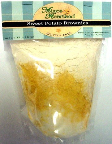 Gluten Free Sweet Potato Brownies 15oz bag (Case of 3) by Mixes From The Heartland, Inc.