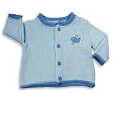 Little Me - Newborn And Infant Boys Long Sleeve Sweater Cardigan, Light Blue