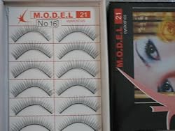 Model 21 High End No. 16 False Fake Eyelashes 10 Pairs