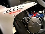 07-08 Honda CBR600RR Shogun Frame Sliders No Cut Black