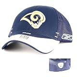 Reebok St. Louis Rams White Rebel Flex Fit Hat