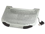 Laptop Cooling Stand w/ Removable 40mm Fan – Gray