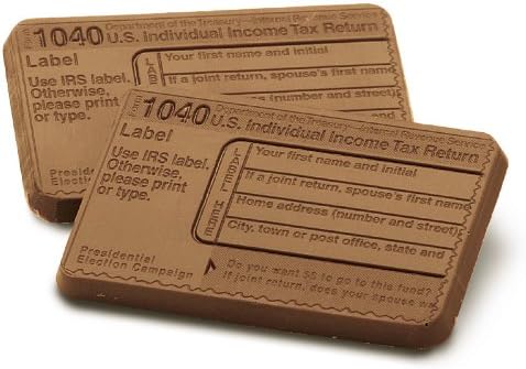 IRS Mini 1040 Milk Chocolate Bar, Case of 50