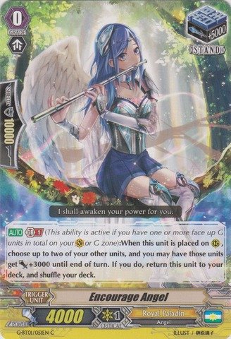 Cardfight!! Vanguard TCG - Encourage Angel (G-BT01/051EN) - G Booster Set 1: Generation Stride