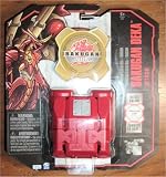 Bakugan Red & Silver Battlegear Deka with bakucoin