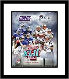2008 New England Patriots vs New York Giants NFL Framed 8x10 Photograph Super Bowl XLII Collage