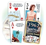 Flickback 1962 Trivia Playing Cards: Your Fabulous Year - Nostalgic 50th Wedding Anniversary or 50th Birthday Gift