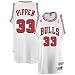 adidas Chicago Bulls #33 Scottie Pippen White Soul Swingman Throwback Basketball Jersey