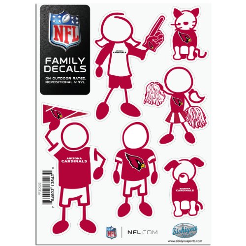 NFL Arizona Cardinals Small Family Decal Set
