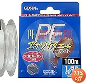 ゴーセン(GOSEN) PEアオリイカエギ 100m ホワイト 1号 GS-470