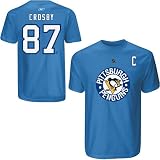 Reebok - Reebok Pittsburgh Penguins Sidney Crosby Vintage Player Name & Number T-shirt