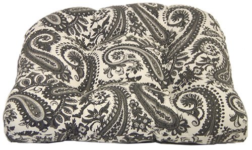 Pennington Black Pearl Spun Wicker Chair Cushion