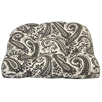 Pennington Black Pearl Spun Wicker Chair Cushion