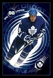 Eric Lindros (In Action) Sports Gold Wood-Mounted Poster Print - 24