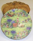 Gourmet Food : Scott's Cakes Cookie Combos - Brownie Chunk and Peanut Butter 2 1/2 lb. Large Bunny Tin