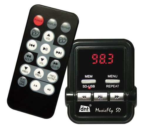 dnt MusicFly SD FM Transmitter schwarz