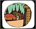 Decorated Mouse Pad with colony, 