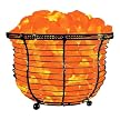 WBM Tall Basket Lamp with Salt Chunks