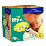 Pampers Swaddlers Dry Max, Size 1-2, 234 Count