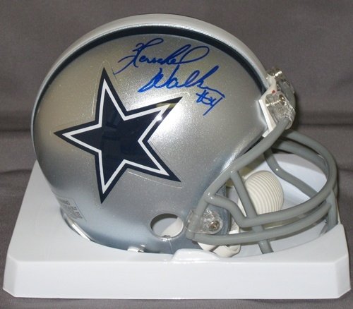 Herschel Walker Autographed/Hand Signed Dallas Cowboys Mini Helmet