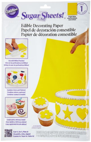Wilton Sugar Sheet, Bright Yellow