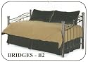 4pc Southern Textiles Bridges Brown Beige Daybed Comforter Cover Bedding Set