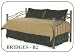 4pc Southern Textiles Bridges Brown Beige Daybed Comforter Cover Bedding Set